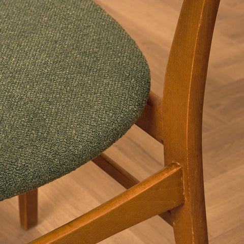 Danish dining chairs in teak & beech
