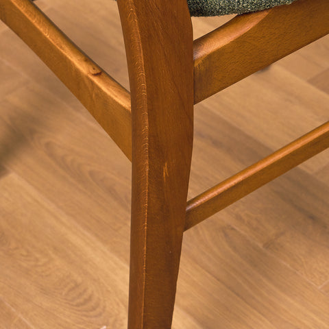 Danish dining chairs in teak & beech