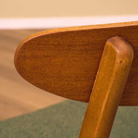 Danish dining chairs in teak & beech