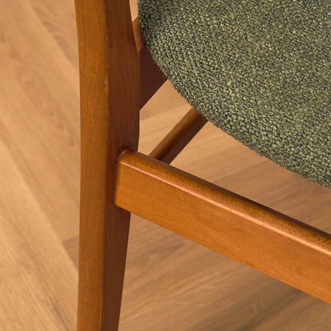 Danish dining chairs in teak & beech