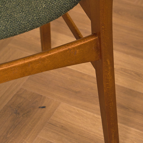 Danish dining chairs in teak & beech