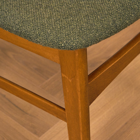 Danish dining chairs in teak & beech