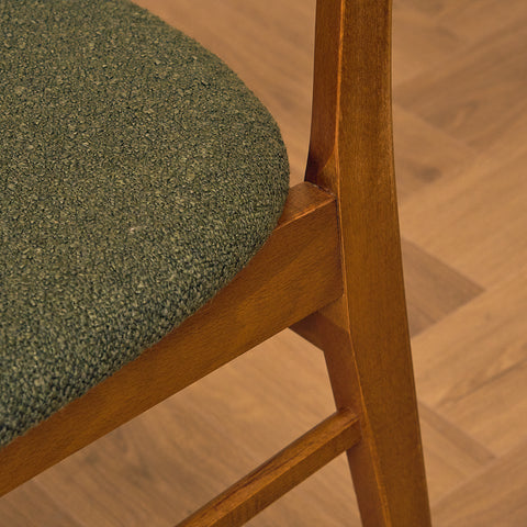 Danish dining chairs in teak & beech