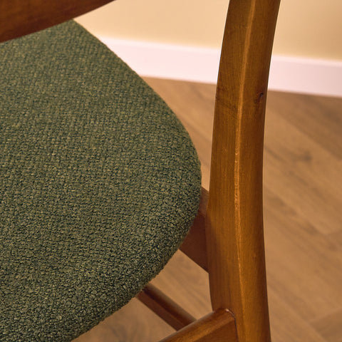 Danish dining chairs in teak & beech