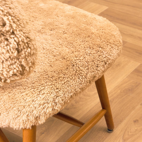 Swedish armchair in beech, model ”TeVe” by Alf Svensson for Studio Ljungs Industrier