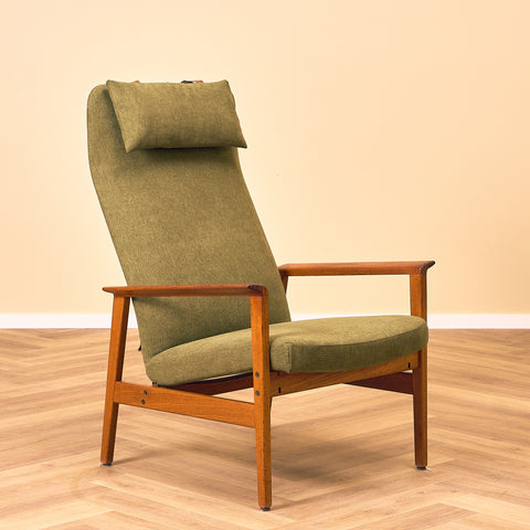 Swedish armchair in teak by Kock Möbler AB, Malmö
