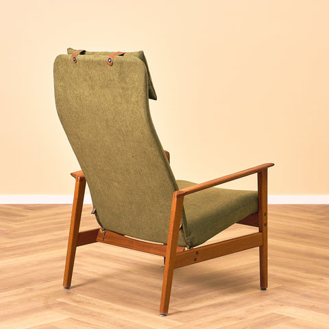 Swedish armchair in teak by Kock Möbler AB, Malmö