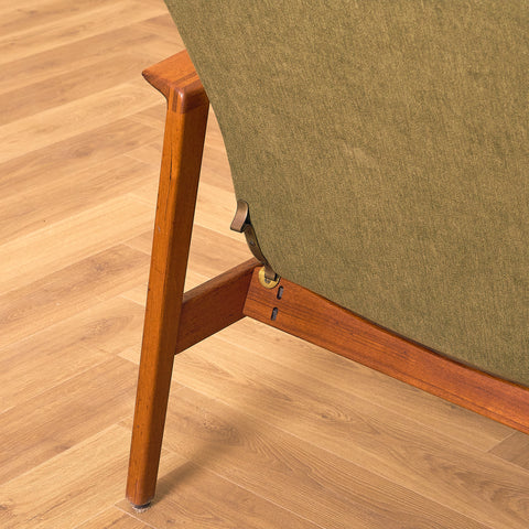 Swedish armchair in teak by Kock Möbler AB, Malmö