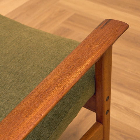 Swedish armchair in teak by Kock Möbler AB, Malmö