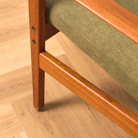 Swedish armchair in teak by Kock Möbler AB, Malmö