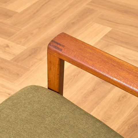 Swedish armchair in teak by Kock Möbler AB, Malmö