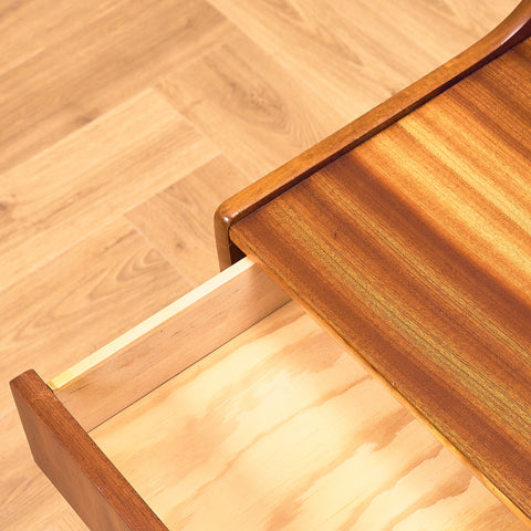 Swedish bedside tables in mahogany by Ferdinand Lundquist AB