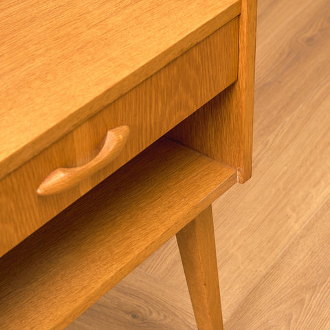 Swedish bedside table in oak