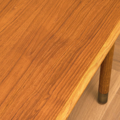 Swedish coffee table in teak and oak by C.E. Johansson for Oscar Edv. Ekelunds in Virserum