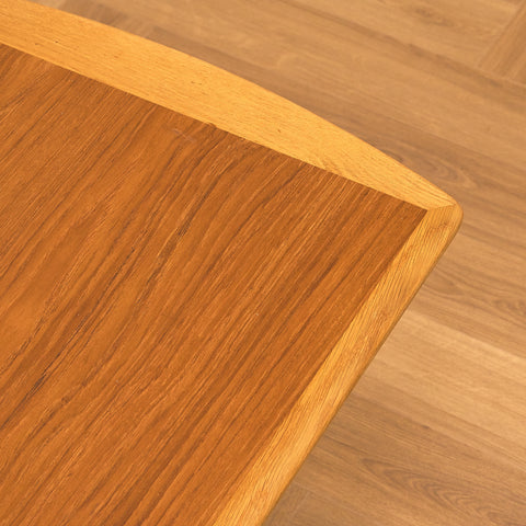 Swedish coffee table in teak and oak by C.E. Johansson for Oscar Edv. Ekelunds in Virserum