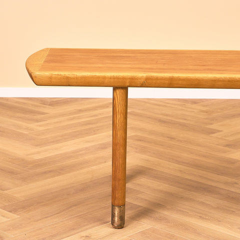 Swedish coffee table in teak and oak by C.E. Johansson for Oscar Edv. Ekelunds in Virserum