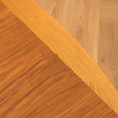 Swedish coffee table in teak and oak by C.E. Johansson for Oscar Edv. Ekelunds in Virserum