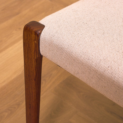 Danish set of 4 dining chairs in Santos rosewood 'model 71' by Niels O. Moller