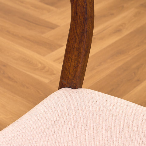 Danish set of 4 dining chairs in Santos rosewood 'model 71' by Niels O. Moller