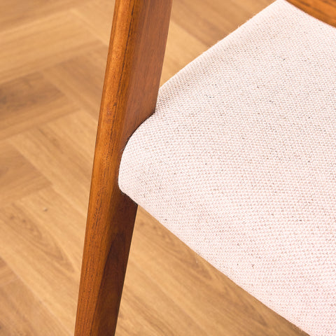 Danish set of 4 dining chairs in Santos rosewood 'model 71' by Niels O. Moller