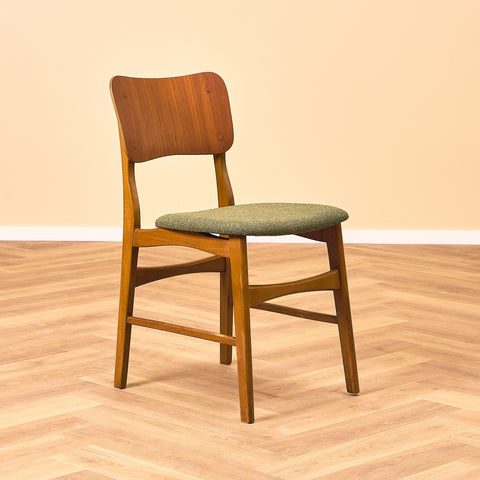 Danish dining chair in teak and beech by Ib Kofod-Larsen