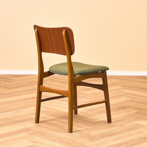Danish dining chair in teak and beech by Ib Kofod-Larsen