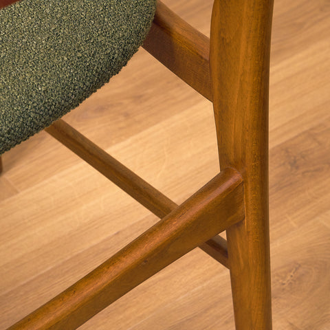 Danish dining chair in teak and beech by Ib Kofod-Larsen