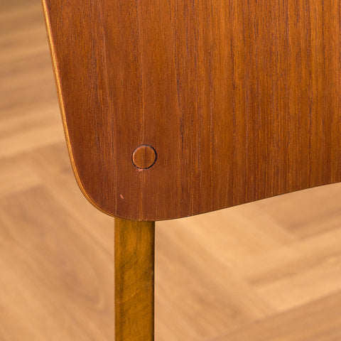 Danish dining chair in teak and beech by Ib Kofod-Larsen