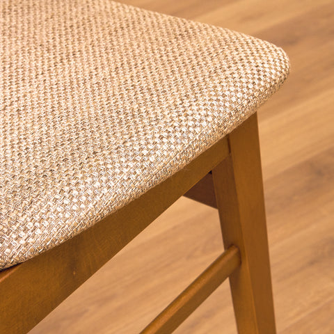 Danskt set med 6 matstolar i teak och bok från Farstrup