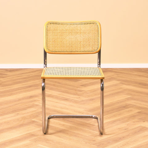 Italian set of 4 dining chairs by Marcel Breuer