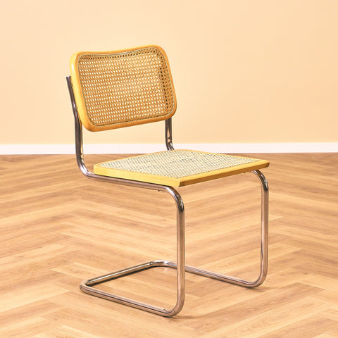 Italian set of 4 dining chairs by Marcel Breuer