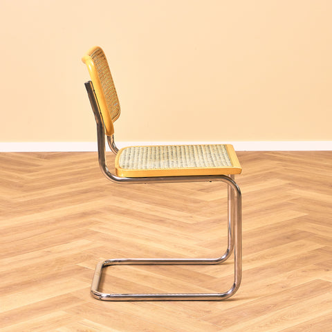 Italian set of 4 dining chairs by Marcel Breuer