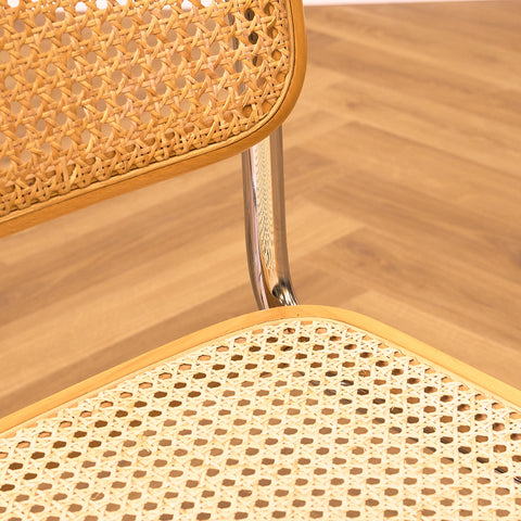 Italian set of 4 dining chairs by Marcel Breuer