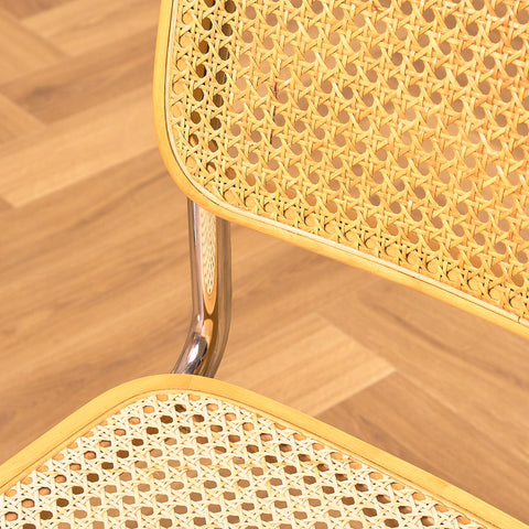 Italian set of 4 dining chairs by Marcel Breuer