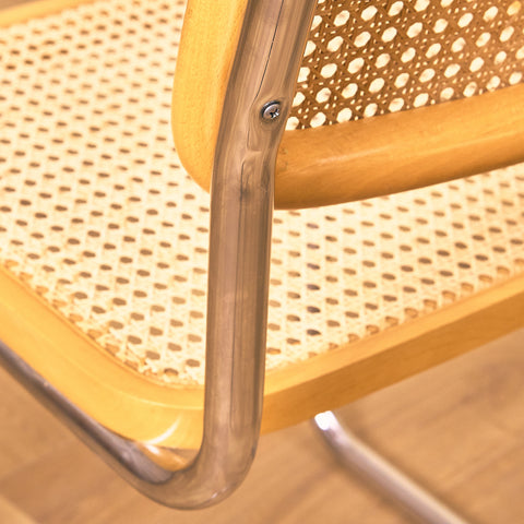 Italian set of 4 dining chairs by Marcel Breuer