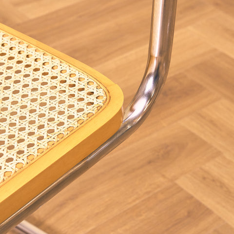 Italian set of 4 dining chairs by Marcel Breuer