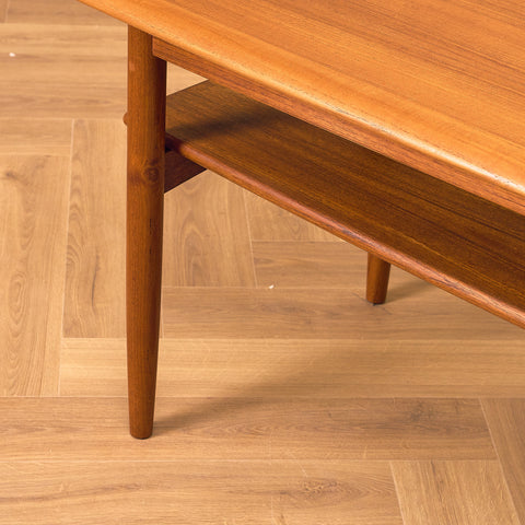 Swedish coffee table in teak by IKEA