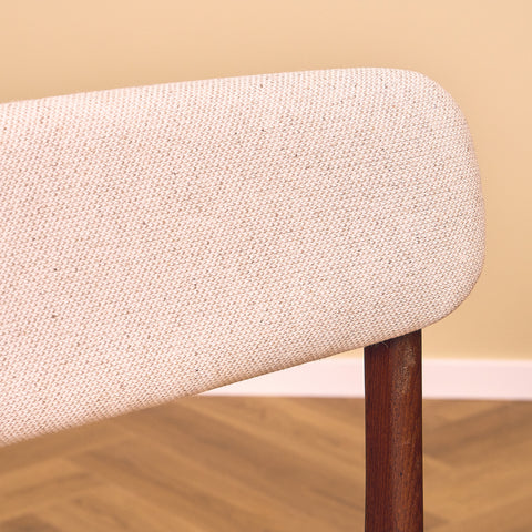 Danish dining chairs in teak by B. Rasmussen for Thorso Møbelfabrik