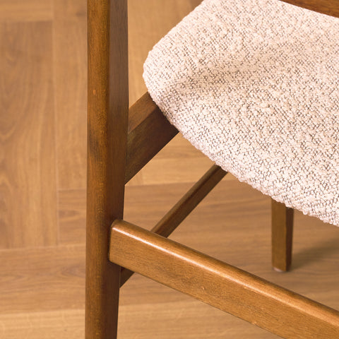 Danish set of 4 dining chairs in teak and beech by Sax Møbler