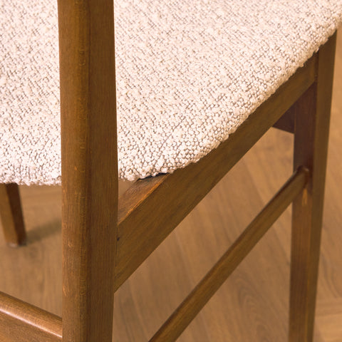 Danish set of 4 dining chairs in teak and beech by Sax Møbler