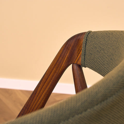 Danish dining chairs in walnut, model 31 by Kai Kristiansen