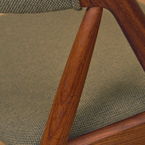 Danish dining chairs in walnut, model 31 by Kai Kristiansen