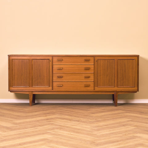 Swedish sideboard in teak and walnut