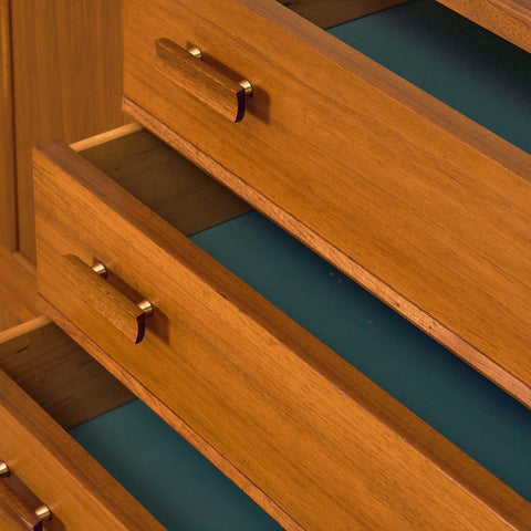 Swedish sideboard in teak and walnut