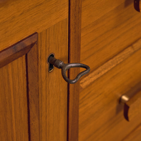 Swedish sideboard in teak and walnut