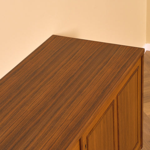 Swedish sideboard in teak and walnut