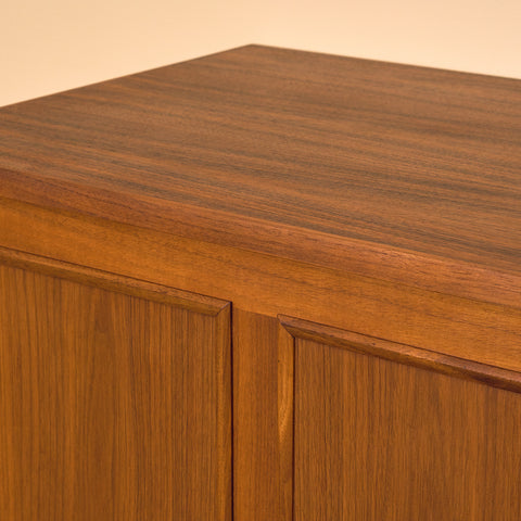 Swedish sideboard in teak and walnut