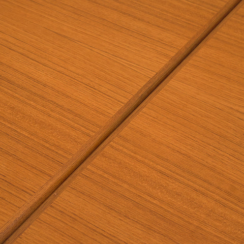 Swedish rectangular dining table in teak and beech by IKEA, model 'Atlas'