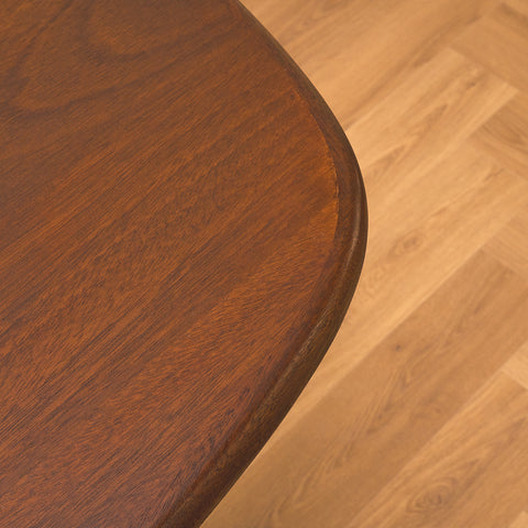 Danish oval dining table in mahogany by Skovby Møbelfabrik