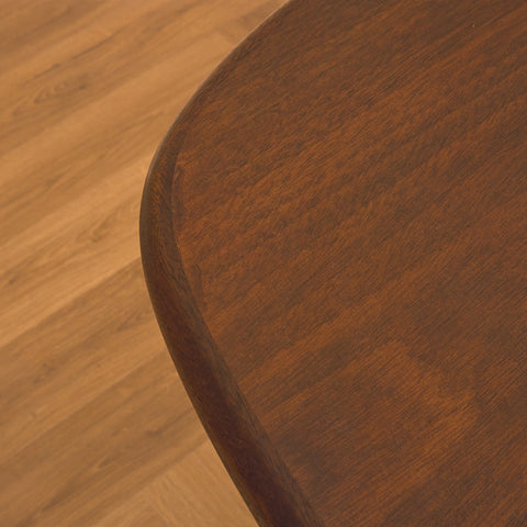 Danish oval dining table in mahogany by Skovby Møbelfabrik